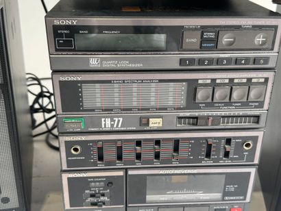SONY. 
HI-FI system with two SONY speakers,...