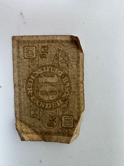 Lot of banknotes, assignats and coupons.
(wear,...