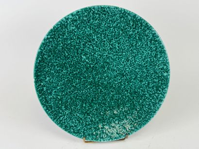 VALLAURIS.
Polychrome earthenware circular...