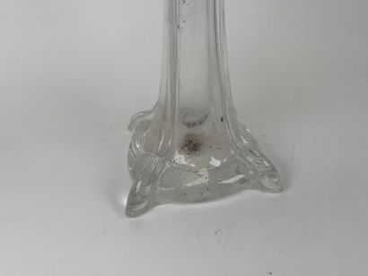 Large glass soliflore vase.
H. 100 cm.