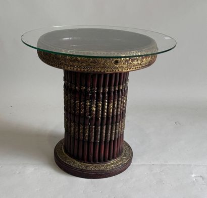 SOUTH ASIA, 20th century. 
Small pedestal...