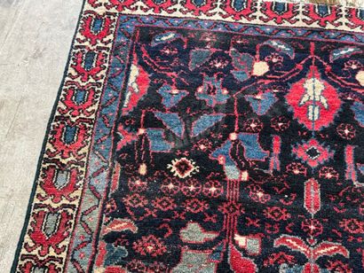 IRAN. 
Hand-knotted polychrome wool carpet...