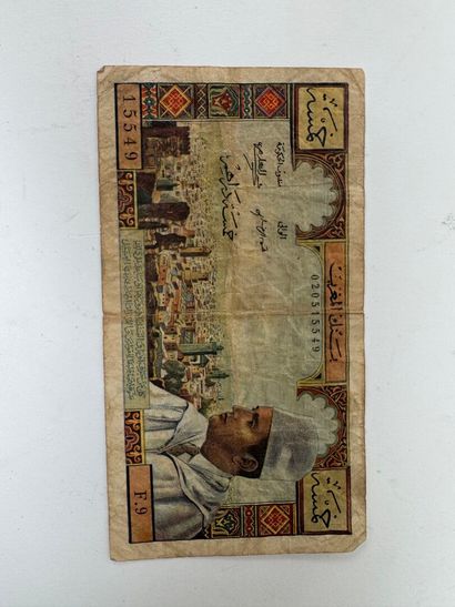 Lot of banknotes, assignats and coupons.
(wear,...