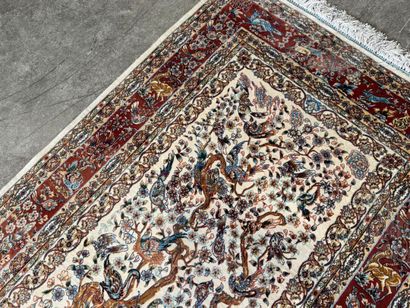 GHOUM, Iran.
Pure polychrome handmade silk...