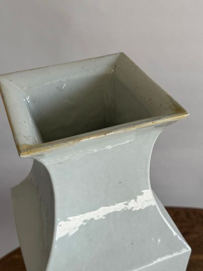 CHINA, 20th century.
Two white porcelain...