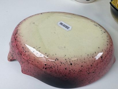 VALLAURIS . glazed ceramic lot comprising...