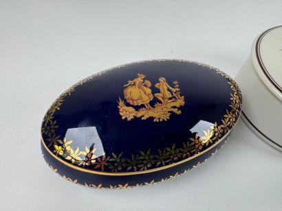 VILLEROY & BOCH. small circular bonbonnière...