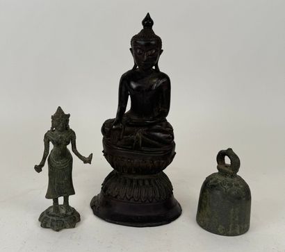 BURMA, 19th century. 
Buddha. 
Bronze proof....