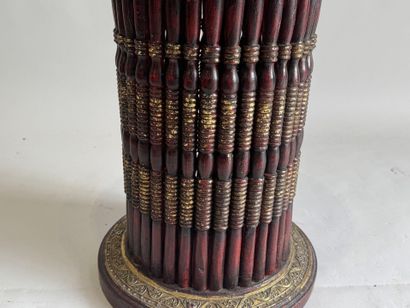 SOUTH ASIA, 20th century. 
Small pedestal...