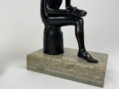 École XXe. 
Le tireur d'épine - L'enfant...