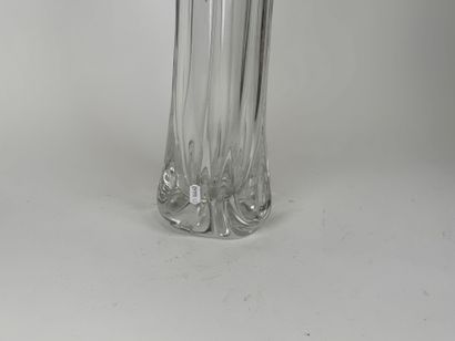 Large free-form crystal vase.
H. 60 cm.