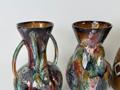 GERMANY and others.
Four polychrome earthenware...