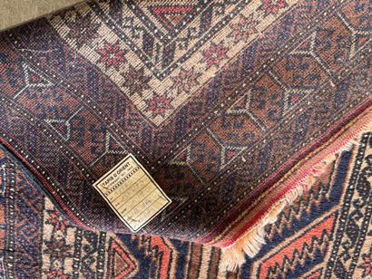 IRAN. 
Polychrome wool carpet with stylized...