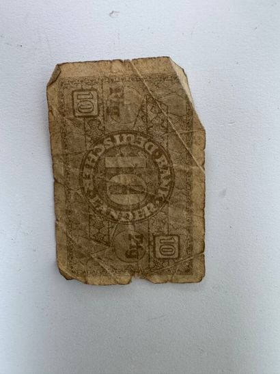 Lot of banknotes, assignats and coupons.
(wear,...