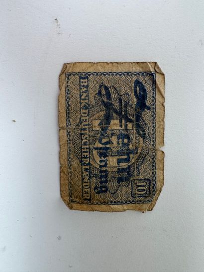 Lot of banknotes, assignats and coupons.
(wear,...