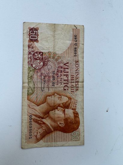 Lot of banknotes, assignats and coupons.
(wear,...