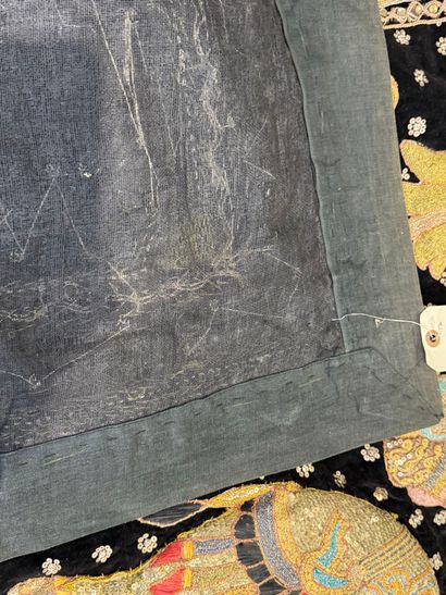 INDIA, 20th century.
Metallic thread and...