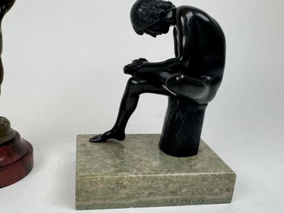 École XXe. 
Le tireur d'épine - L'enfant...