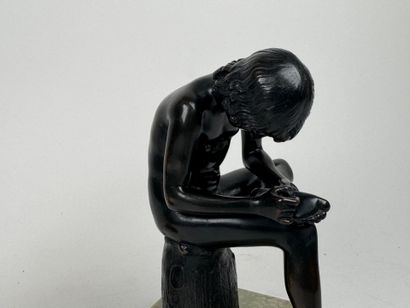École XXe. 
Le tireur d'épine - L'enfant...