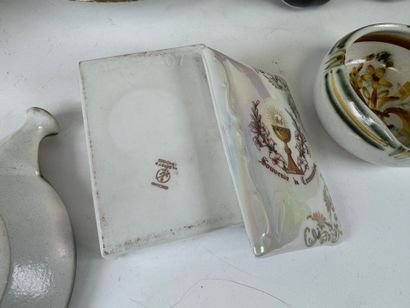 Important porcelain and earthenware polychrome...