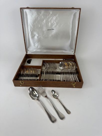 ERCUIS.
Part of a silver-plated menagère,...