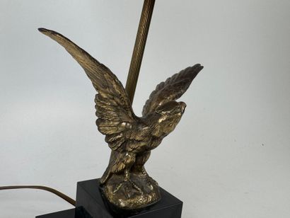 Desk lamp in gilded patina regula featuring...