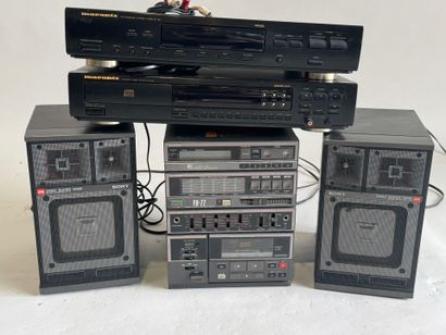 SONY. 
HI-FI system with two SONY speakers,...