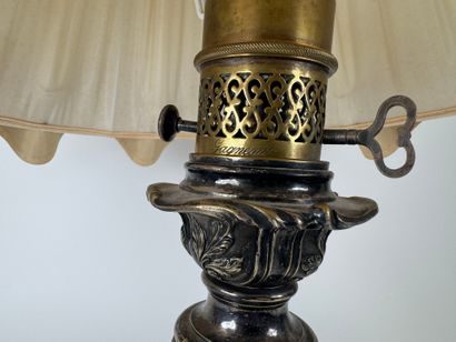 GAGNEAU in Paris.
Antique silver-plated bronze...