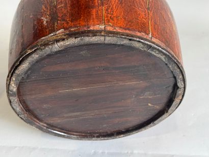 SOUTH ASIA, early 20th century. 
Rice bucket...