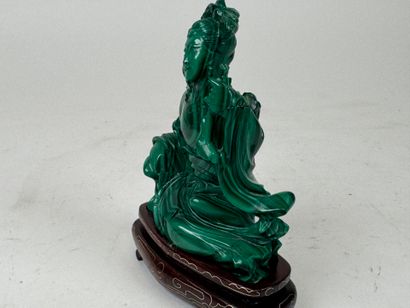 CHINA, 20th century.
Kneeling figure.
Subject...
