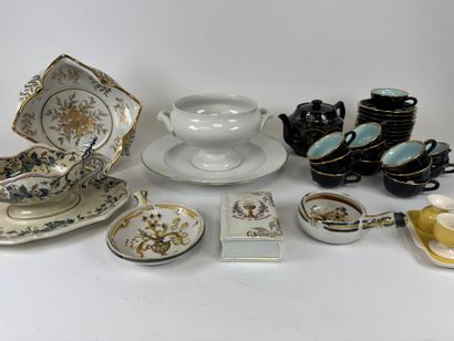 Important porcelain and earthenware polychrome...