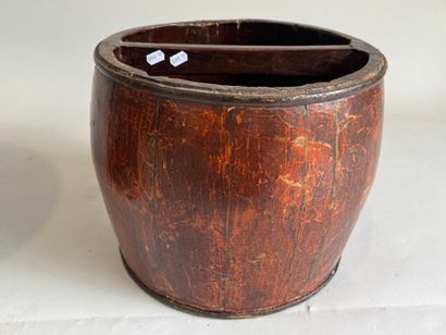 SOUTH ASIA, early 20th century. 
Rice bucket...