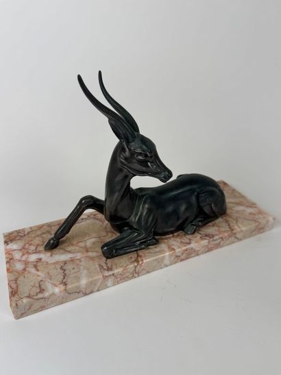 Green patina regula subject depicting an...