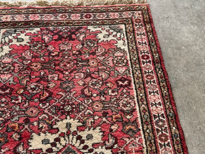 IRAN. 
Hand-knotted polychrome wool carpet...