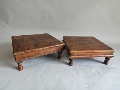 SOUTH ASIA, 20th century. 
Suite of two low...