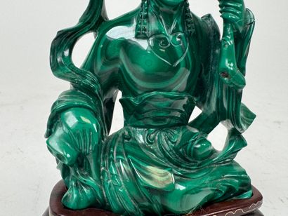 CHINA, 20th century.
Kneeling figure.
Subject...