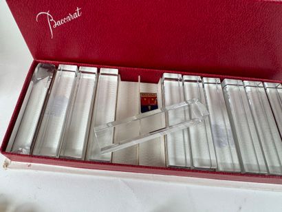 Lot comprising: - BACCARAT. Series of 12...