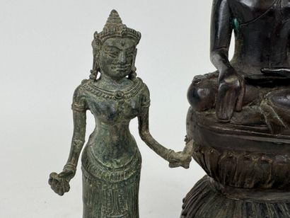 BURMA, 19th century. 
Buddha. 
Bronze proof....