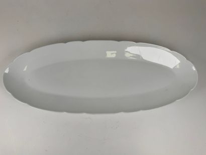 Polychrome porcelain and earthenware set...