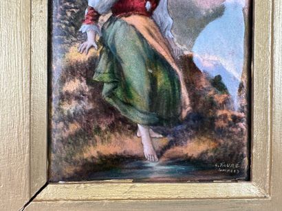 Camille FAURE (1874-1956) in Limoges.
Woman...