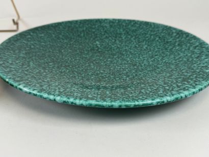 VALLAURIS.
Polychrome earthenware circular...