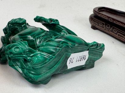 CHINA, 20th century.
Kneeling figure.
Subject...