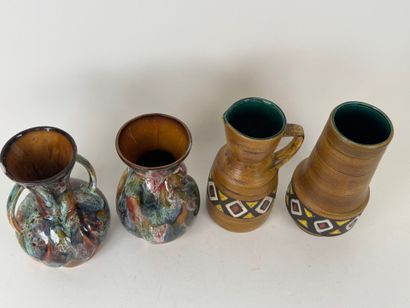 GERMANY and others.
Four polychrome earthenware...