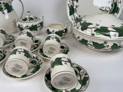 WEDGWOOD. Napoleon Ivy ceramic service set...