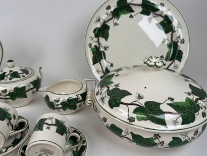 WEDGWOOD. Napoleon Ivy ceramic service set...