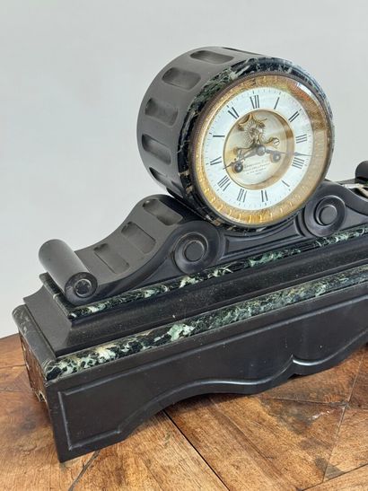 GRANDPIERRE Fils in Paris. Black marble and...