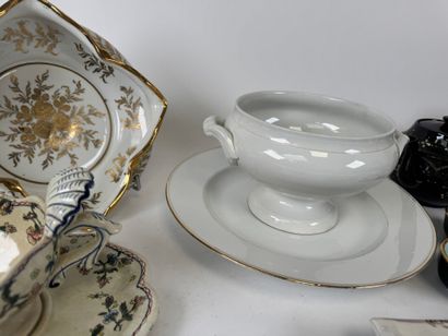 Important porcelain and earthenware polychrome...
