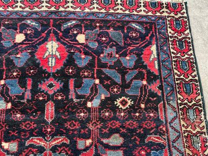 IRAN. 
Hand-knotted polychrome wool carpet...