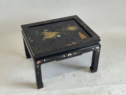 ASIA, 20th century Small lacquered painted...