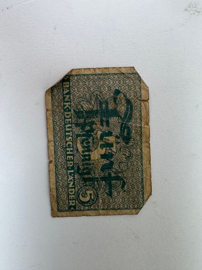 Lot of banknotes, assignats and coupons.
(wear,...